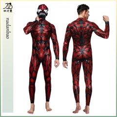 Venom Cosplay American Movie 3D Print Long Sleeve Bodysuit