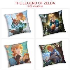 7 Styles The Legend Of Zelda Cartoon Pattern Anime Pillow (45*45CM)