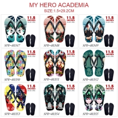 9 Styles My Hero Academia Summer Beach Anime Flip Flops Slipper