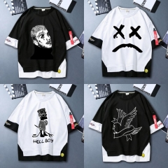 30 Style Rapper Lil Peep Cosplay Unisex Anime T shirt