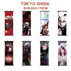 8 Styles Tokyo Ghoul Waterproof Wall Scroll Anime Wallscrolls （60*170cm）
