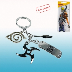 Naruto Cartoon Decorative Alloy Anime Keychain