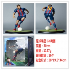 30CM FIFA World Cup Star NO.10 Messi Anime PVC Action Figure Toy