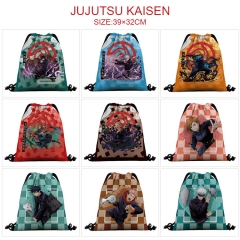 11 Styles Jujutsu Kaisen 3D Digital Print Anime Drawstring Bags