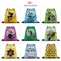 9 Styles SK∞/SK8 the Infinity 3D Digital Print Anime Drawstring Bags