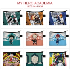 21 Styles My Hero Academia Cartoon Coin Purse Anime Wallet