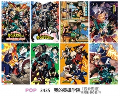 2 Styles My Hero Academia Anime Posters Set （8pcs a set)