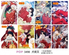 Inuyasha Anime Posters Set （8pcs a set)