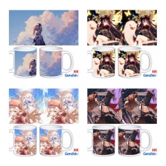 5Pcs/Set 40 Styles Genshin Impact Custom Design Color Printing Anime Mug Ceramic Cup