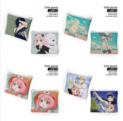 6 Styles SPY×FAMILY Coin Purse Anime Wallet (PU)