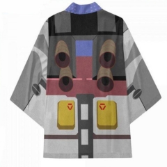 3 Styles Mobile Suit Gundam Cosplay 3D Printed Anime Character Suit Kimono