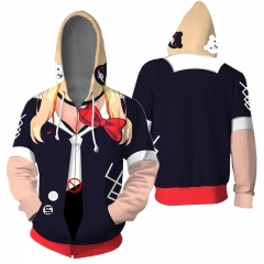 Danganronpa: Trigger Happy Havoc Cosplay 3D Printed Anime Hooded Hoodie