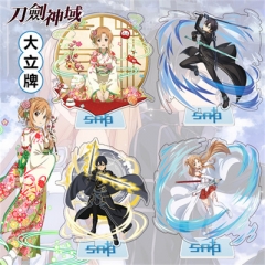 12 Styles Anime Sword Art Online | SAO Acrylic Stand Model Desk Decor Anime Standing Plate for Gifts