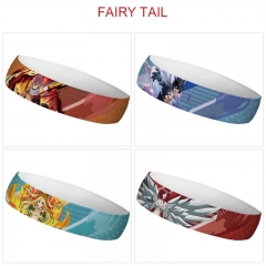 5 Styles Fairy Tail Cartoon Color Printing Sweatband Anime Headband