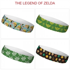 6 Styles The Legend Of Zelda Cartoon Color Printing Sweatband Anime Headband