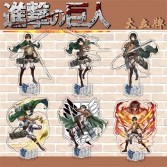16 Styles Anime Attack on Titan/Shingeki No Kyojin Acrylic Stand Model Desk Decor Anime Standing Plate for Gifts