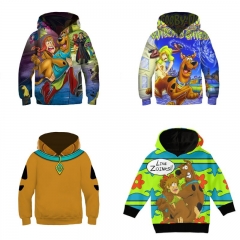 7 Styles Scooby Scooby doo Cosplay 3D Printed Anime Hooded Hoodie for Kids