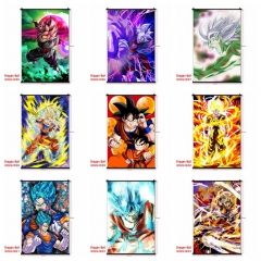 (60*90cm) 20 Styles Dragon Ball Z Cosplay Cartoon Wall Scrolls Anime Wallscrolls