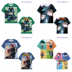 6 Styles My Hero Academia Microfiber Material Cartoon Anime T-shirt