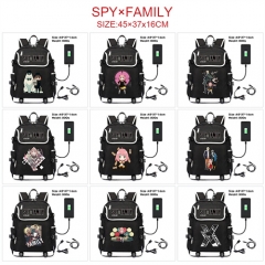 9 Styles SPY×FAMILY Canvas Shoulder Anime Backpack Bag