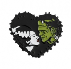Bride of Frankenstein Cosplay Cartoon Decorative Clothes Badge Anime Alloy Brooches Pin