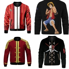 7 Styles One Piece Cosplay 3D Printed Anime Jacket