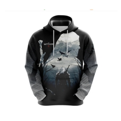 The Witcher Cosplay 3D Print Anime Hooded Hoodie