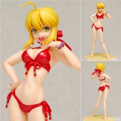 16cm Sexy Girl Fate/Stay Night SABER Cartoon Character Collection Toy Anime PVC Figure