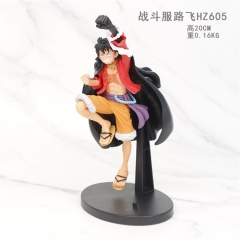 20CM One Piece Luffy Cartoon Character Anime PVC Figure Toy