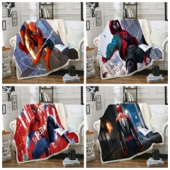 32 Styles 2 Sizes Spider Man Double Layer Anime Blanket
