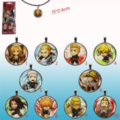 10 Styles Tokyo Revengers Cosplay Pendant Cosplay Cartoon Character Anime Alloy Necklace