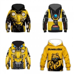 7 Styles Transformers Bumblebee Cosplay 3D Print Anime Hooded Hoodie