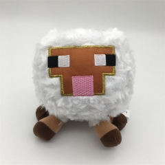 15cm Minecraft Sheep Cospaly Cartoon Character Anime Plush Toy Doll