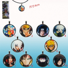 10 Styles Naruto Cosplay Pendant Cosplay Cartoon Character Anime Alloy Necklace