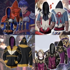 6 Styles Fire Emblem Cosplay For Adult 3D Print Hooded Anime Hoodie