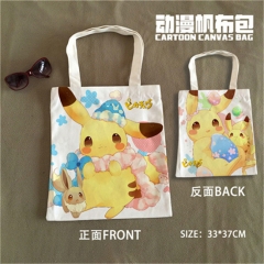 Hot Selling Pokemon Cartoon Character Pattern Anime Tote Bags