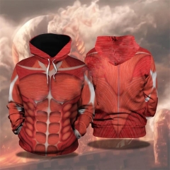 3 Styles Attack on Titan/Shingeki No Kyojin Cosplay For Adult 3D Print Hooded Anime Hoodie