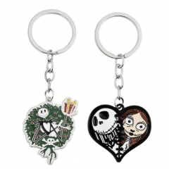 2 Styles The Nightmare Before Christmas Alloy Anime Keychain