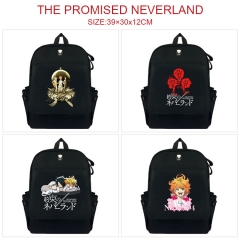 8 Styles The Promised Neverland Anime Cartoon Canvas Backpack Students Bag