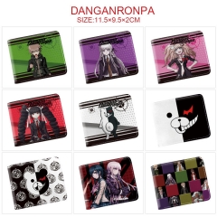 9 Styles Danganronpa: Trigger Happy Havoc Cosplay Cartoon Character Anime Pu Short Wallet Purse