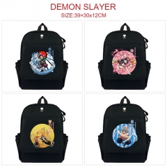 6 Styles Demon Slayer: Kimetsu no Yaiba Anime Cartoon Canvas Backpack Students Bag