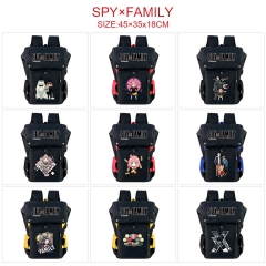 9 Styles SPY×FAMILY Anime Cosplay Cartoon Canvas Colorful Backpack Bag