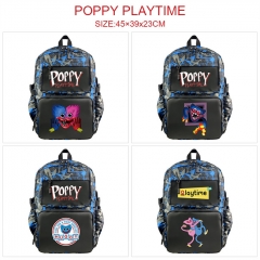 7 Styles Poppy Playtime Camouflage Waterproof Black Anime Backpack Bag