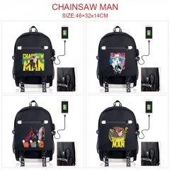 6 Styles Chainsaw Man Canvas Students Backpack Anime Bag