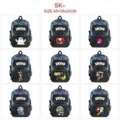 11 Styles SK∞/SK8 the Infinity Camouflage Waterproof Black Anime Backpack Bag