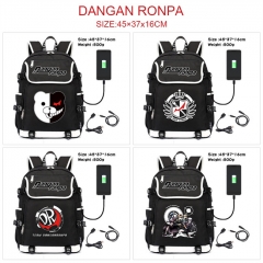 7 Styles Danganronpa: Trigger Happy Havoc Canvas Shoulder Anime Backpack Bag Whit USB