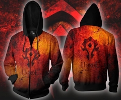 World of Warcraft Cosplay For Adult 3D Print Hooded Anime Hoodie