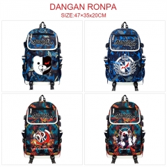 7 Styles Danganronpa: Trigger Happy Havoc  Anime Backpack Bag With USB