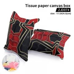 Marvel Spider Man Cosplay Cartoon Anime Tissue Paper Canvas Box