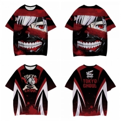 2 Styles Tokyo Ghoul Short Sleeve Anime T Shirt
